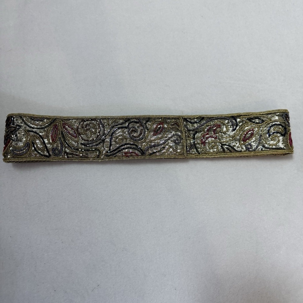 Vintage La Regale Beaded Belt Womens Large Adjustable 80s Glam Waist Dress‎ Belt